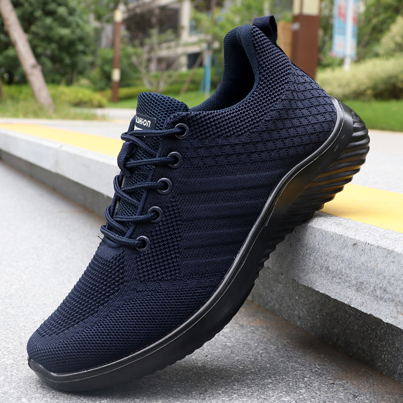 Breathable Mesh Athletic Shoes - Men's Sneakers Breathable Casual Shoes Summer