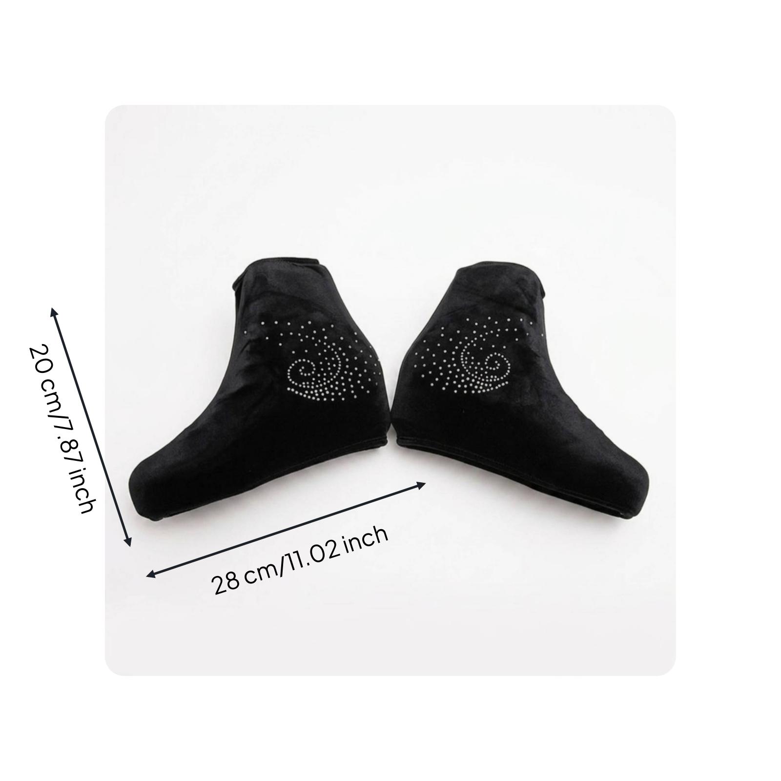 Plush Velvet Ice Skate Covers  - đánh giá và giá Boots