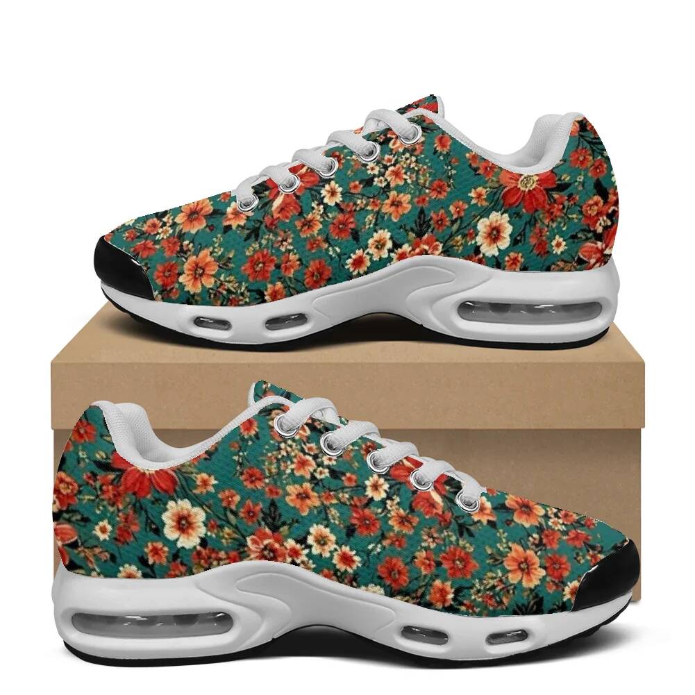 Bohemian Style Red Floral Prin - đánh giá và giá Breathable Mesh Athletic Shoes