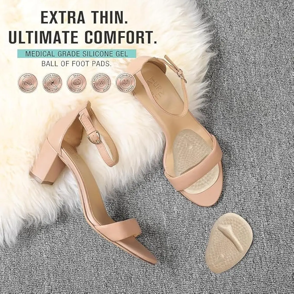 2 Sets Heel Pads, Ball of Foot - đánh giá và giá Women'S Shoes